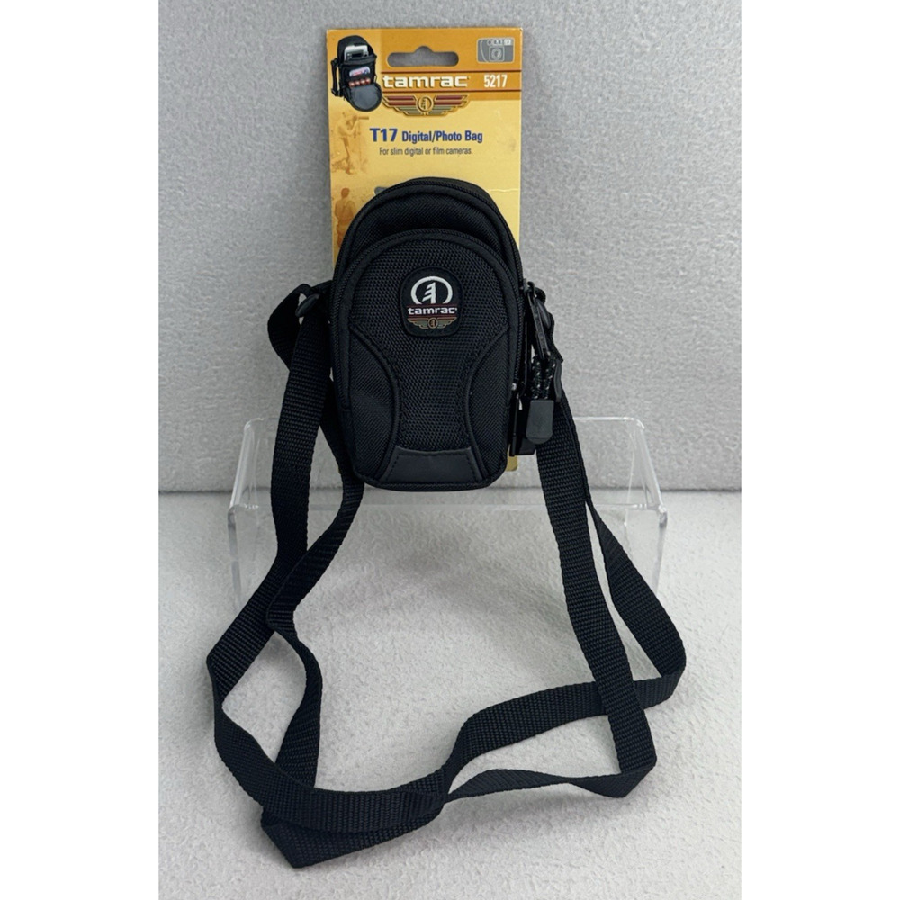 Tamrac 5217 Digital Camera Case Belt Clip Shoulder Strap Black NWT